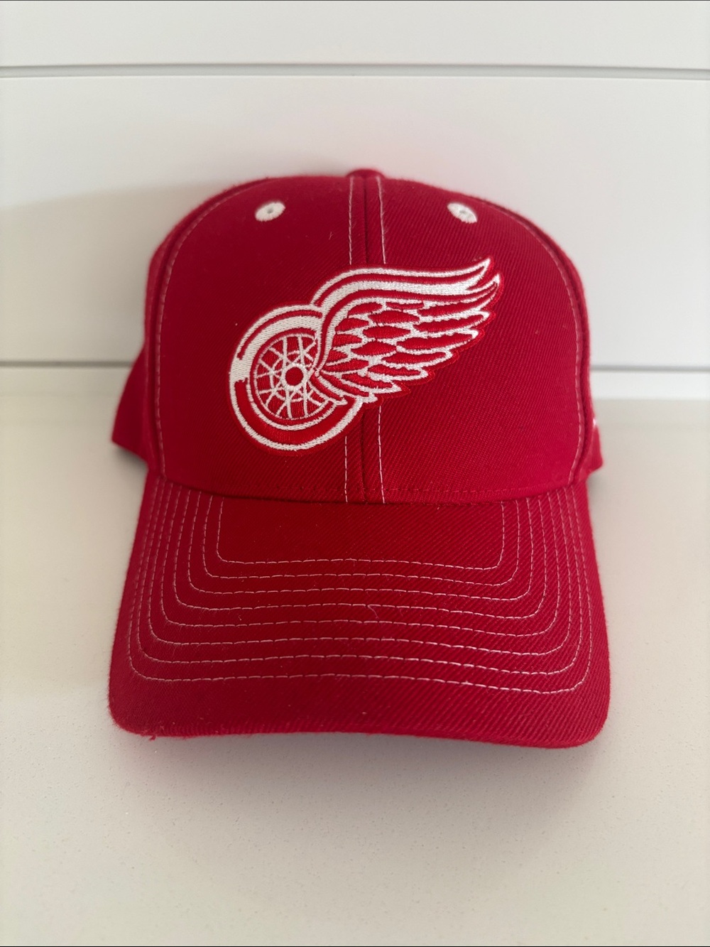 Red Detroit Red Wings Winged Wheel Baseball Cap - Zephyr Hats